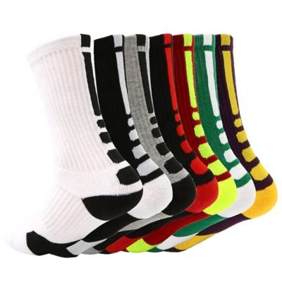 China Wholesale Custom Elite Logo Sport Breathable Compression Men's Basketball Socks for sale