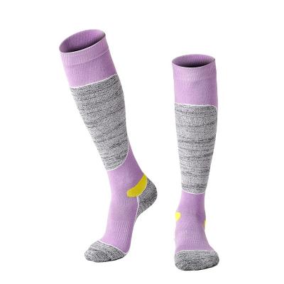 China Winter Snow High Socks Antibacterial Custom Knee High Socks Long Warmth Thick Stockings For Men And Women for sale