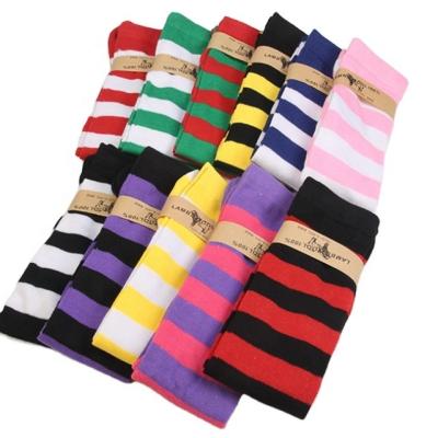 China Antibacterial Women Stripe Tube Dresses Over Knee High Thigh Stocking Japanese Cosplay Socks for sale