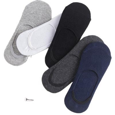 China Antibacterial Mens Cotton No Show Socks Cotton Liner Invisible Hidden Socks for sale