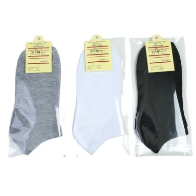 China Cheap Antibacterial Crew Micro Socks Black White Gray Colors No Show Causal Socks Short Socks for sale