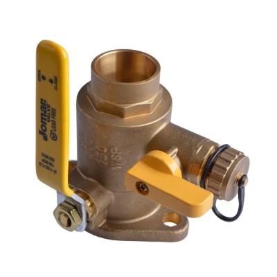 China General Isolate 600WOG Valve With Drain Lead Free Brass for sale