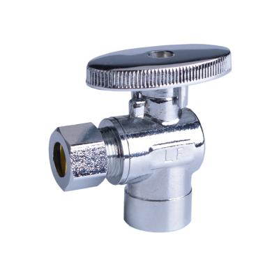 China Angle Valve NSF Standard Angle Stop Valve With Compression Outlet for sale