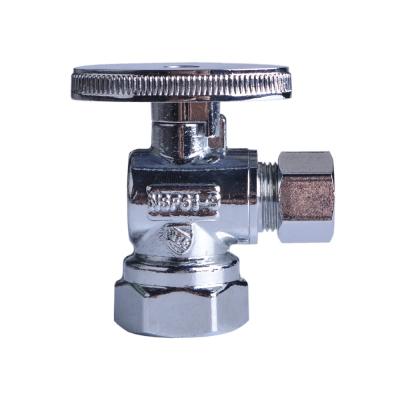 China Angle Valve 1/4 Turn Lead Free Brass Angle Valve for sale