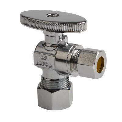 China Angle Valve NSF Standard Angle Stop Valve With Compression Outlet for sale