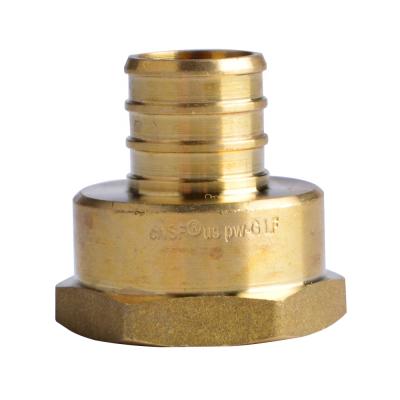 China PEX Lead Free Brass Brass Fitting With Female Adapter cUPC, NSF for sale