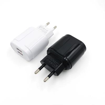 China Mobile Phone Charging 3.0 Fast USB Charger EU Wall Mobile Phone Charger Adapter 3A For iPhone X max 7 8 for sale