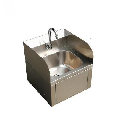 China Restaruant Stainless Steel Bowl Hotel Kitchen Sink Knee Operated Wash Basin Stainless Steel for sale