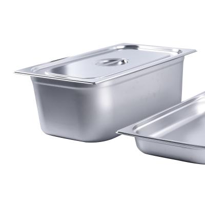 China Restaruant Food Serving Tray Pans Stainless Steel 1/1 GN Filters GN Containers for sale