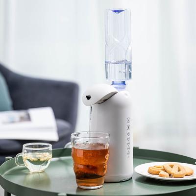 China Household Appliances Modern Electric Portable Pump Desktop Cooler Purified Dispenser With Water Pipe for sale