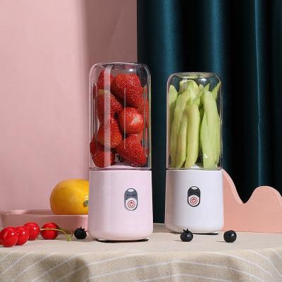 China Car Small Mini Juicer 500ML Household Usb Rechargeable Portable Fruit Squeezer Gift Border Distribution for sale