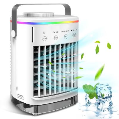 China Portable Small Air Conditioner USB Fan Water Cooling Mini Air Conditioner Household Dormitory Desktop Air Conditioner for sale