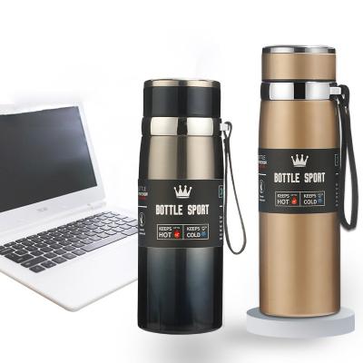 China Business Factory Wholesale 800ml Portable Double 316Stainless Steel Wall Custom Flask Insulated Water Bottles Custom Logo for sale