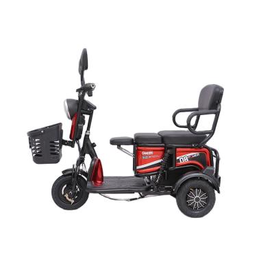 China Passenger 3 Wheel Foldable Electric Tricycle 122*60*91cm Adult Electric Tricycles 200kg Three Wheel for sale