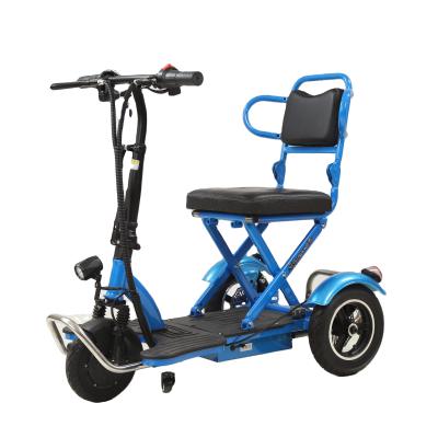 China Factory supply unisex cost effective price lightweight three wheel foldable electric scooter for sale