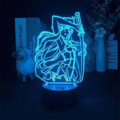 China Industrial Japanese Anime Diary Manga 3D Future Night Light For Bedroom Decor Cute Birthday LED Gift Colorful Manga Kid Lovely Present LED Lamp for sale