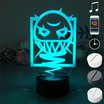 China Industrial 3D Illusion Night Lights Ela Bosak Figure Acrylic LED Lamp Game Room Party Decor Teenager Birthday Gift for sale