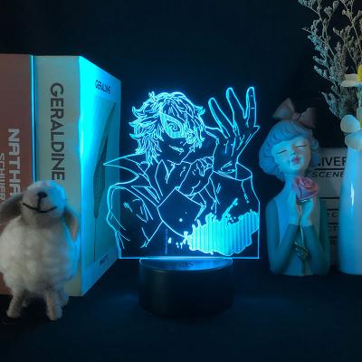 China Industrial Persona 5 Led Night Light For Kids Bedroom Decor Nightlight Birthday Gift Anime Instrument Room Table Lamp Persona 5 for sale