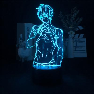 China Decorative Industrial Acrylic Panel Night Light Anime Gift for sale