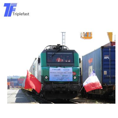 China China International Logistics Railway Express Freight Forwarder China To Germany Denmark Sweden Triplefast for sale