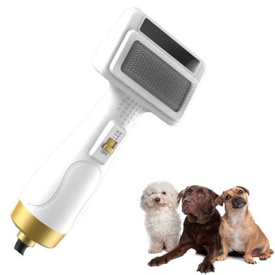 China Viable 2 in 1 Portable for Dog Cat Hair Dryer Comb Grooming Hot Blow Fan Machine Brush Pet Hair Dryer for sale