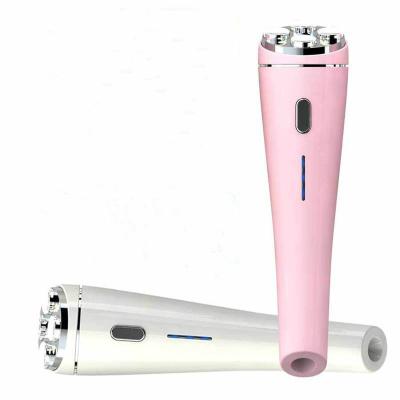 China Face Lift EMS RF Vibration Massager 5 Color LED Radio Frequency Face Lift And Skin Rejuvenation Beauty Device for sale