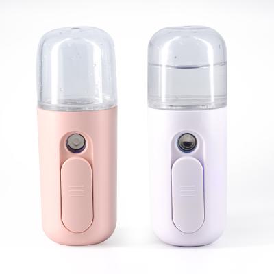 China Mini Personal Nano Pulverizador Alcohol Moisturizer Mini Personal Nano Pulverizador Alcohol 30Ml Plastic Portable Electrostatic Nano Water Mist Sprayer for sale