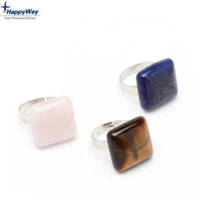 China Hot Selling Shiny Colorful Carved USA Crystal Decoration Items Nature Raw Raw Stone Rings for sale