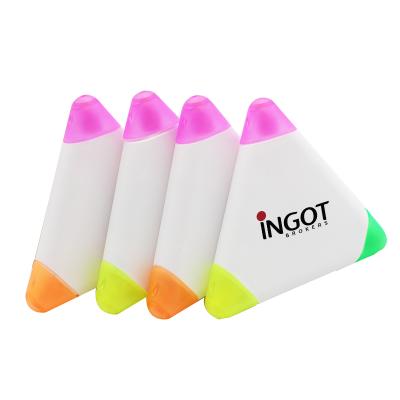 China Promotional Markers & Promotional Mini Triangle Highlighter Pen Highlighter Bars, MOQ PCS 1000 0203031 one year quality warranty for sale