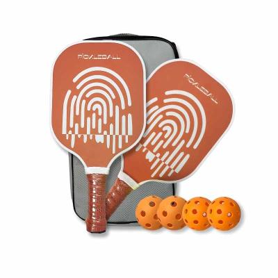 China Pickleball Paddles Set with 4 Premium Wood Paddles, 4 Balls & Carry Bag. Cushion Comfort Grip for Men and Women. for sale