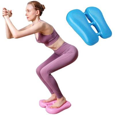 China Yoga-Kissenbrett mit Luftgleichgewicht aufblasbarer Schritt-PVC-Fuß-Balance-Pedal multifunktional zu verkaufen