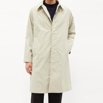 China Anti-Shrink Metro New OEM Stylish Men's Fitted Long Ditch Winter Windproof Coat For Men's Standard Wind Coats for sale