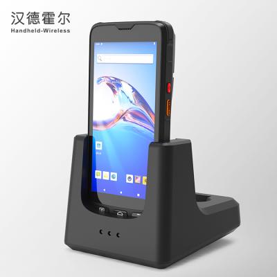 China Computer Factory Price Android 10 Barcode Scanner 5.5INCH Industrial Mobile Handheld Terminal Pda With Wifi BT NFC Camera for sale