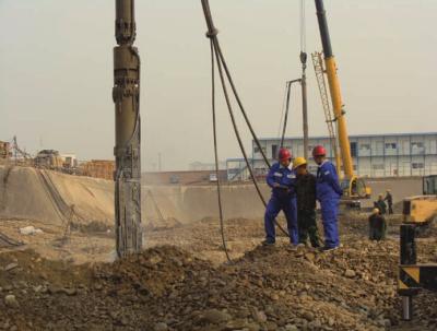 China 290A het Materiaal van 150kW Vibroflot met Vibro de Kolomtechniek van de Vervangingssteen Te koop