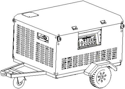 China Portable Hydraulic Power Pack with 470 L Fuel Tank Volume 240 L/min Max Flow Rate for sale