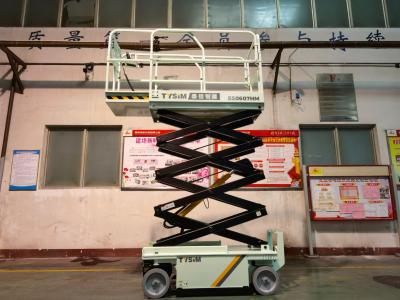 China TS6 Working Hydraulic Mobile Scissor Lift 7.8m Workshop Electric Motor Stationary for sale