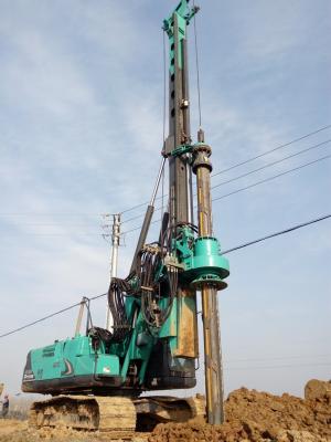 China Apriete 80 KN.M Max. Drilling Depth 28 M Diameter chasis de Rig With KOBELCO de la perforación rotatoria de 1000 milímetros KR80K en venta