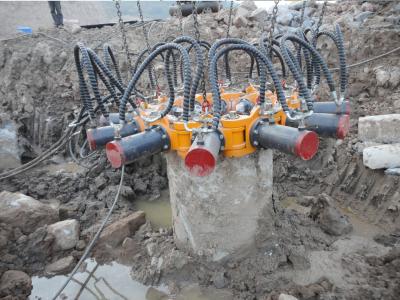 China TYSIM KP380A om Hydraulisch de Bouwmateriaal van de Stapelbreker voor het Concrete Stapel Verpletteren Te koop