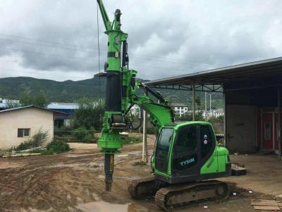 Chine La strate de construction a ennuyé la machine d'installation de pile, le couple maximum 40kNm de mini installation hydraulique d'empilage de machines d'entraînement de pile à vendre