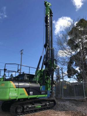 Cina Coppia di torsione massima 90kN.m Rig Foundation Piling Equipment With di attrito di TYSIM KR90C del telaio rotatorio idraulico di Kelly Bar CAT318D in vendita