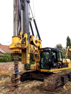 China Mini Tysim Pile Rotary Drilling-Diameter 1300mm Diepte 43m Torsie 125kN.m van de Installatie36t KR125C Hydraulische Opstapelende Machine Te koop