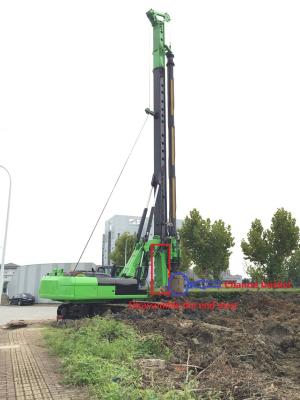 Cina Accatastando il piledriver Machine del compatto di colore verde di noleggio dell'attrezzatura, diametro 2500mm Max. Drilling Depth 54 m. 80 m. in vendita