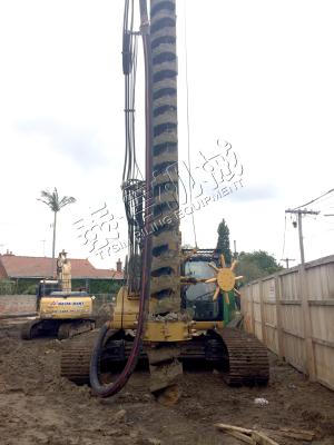 China 20 M Drilling Depth CFA Rig Machine hidráulico KR220M, sistema giratório que fura Rig Max. Diâmetro 800 milímetros à venda