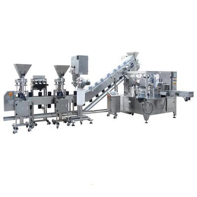 China WT6/8-200/300-S Solid Rotary Food Weighing And Packing Line Or Grain Pellet Food Bag Packaging Machine for sale