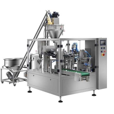 China Food Same Wholesale High Quality Wenzhou Echo MR8-200R Premade Bag Fill And Seal Automatic Coffee Powder Pouch Packing Machine for sale