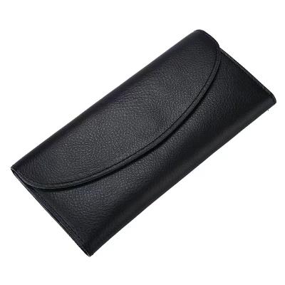 China Fashion Waterproof Hot Selling Design Long Envelope Bags Purse Card Holder Money Clip Women Wallet Leather Clutch Bag for sale