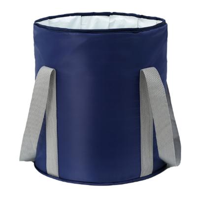 China Feature Fashion Wholesale Custom New Design Container Water Bucket Lid Bath Tub Tub Tube Foot Folding Bucket for sale