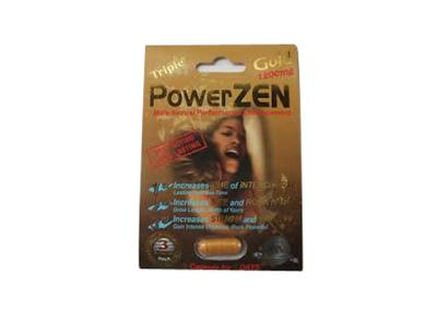 China Safe Triple Powerzen Sex Enhancement Pills with GMP , 36 Months for sale