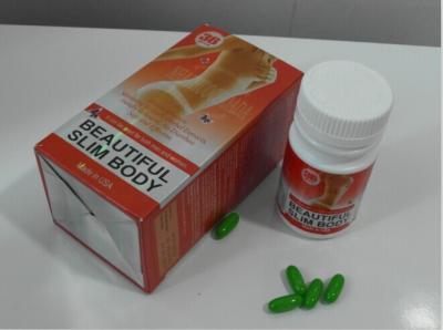 China Beautiful slim Body Natural Slimming Pills , healthy and detox Fast weight loss capsules for sale