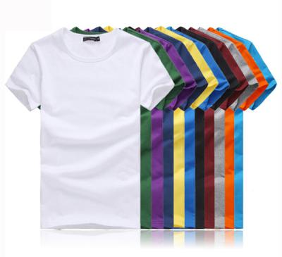 China Custom 14 Color Anti-shrink Custom Men's T-shirt Cotton T-shirt Promotional Plain T-Shirt for sale